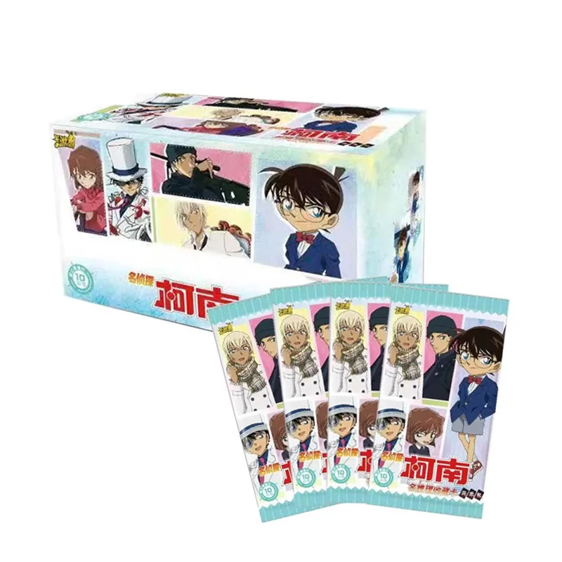 KAYOU Detective Conan Anime Figures Jimmy Kudo Conan Mouri Ran SSR Rare Collection Card Toys Birthday Gift for Children