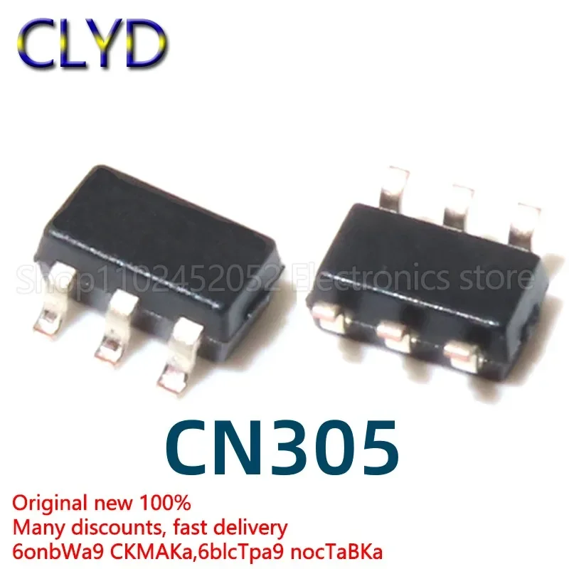 5PCS/LOT New and Original CN305 screen printing 305 low-power window comparator chip IC chip SOT23-6