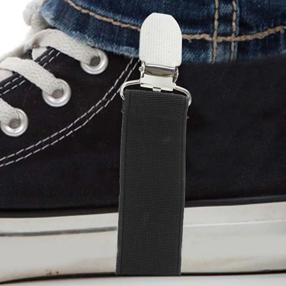 3 قطعة قابل للتعديل مطاطا التمهيد الأشرطة بانت كليب يندبروف مقاوم للماء عدم الانزلاق بانت الساق أصحاب للدراجات النارية ركوب الدراجات في الهواء الطلق #6