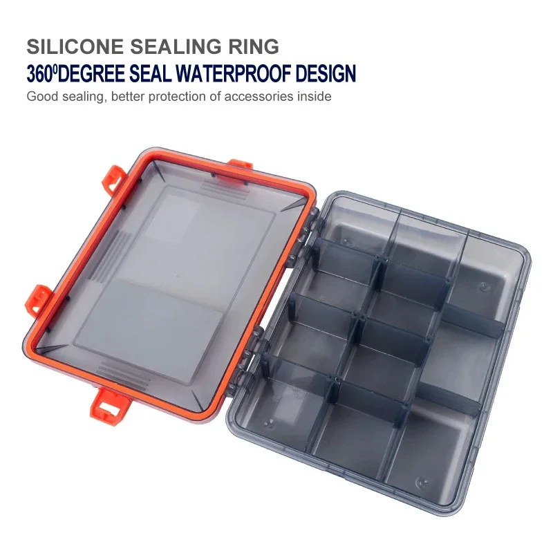 Fishing Tackle Box Large Capacity Waterproof Fishing Accessories Fish Hook Storage Lure Bait Organizer Boxes Fishing Goods