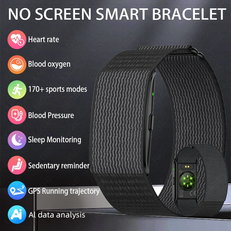 

LIGE New Smart Watch Fitness Sport Smart Bracelet for Men And Women Heart Rate Blood Oxygen Monitor Waterproof Health Tracker