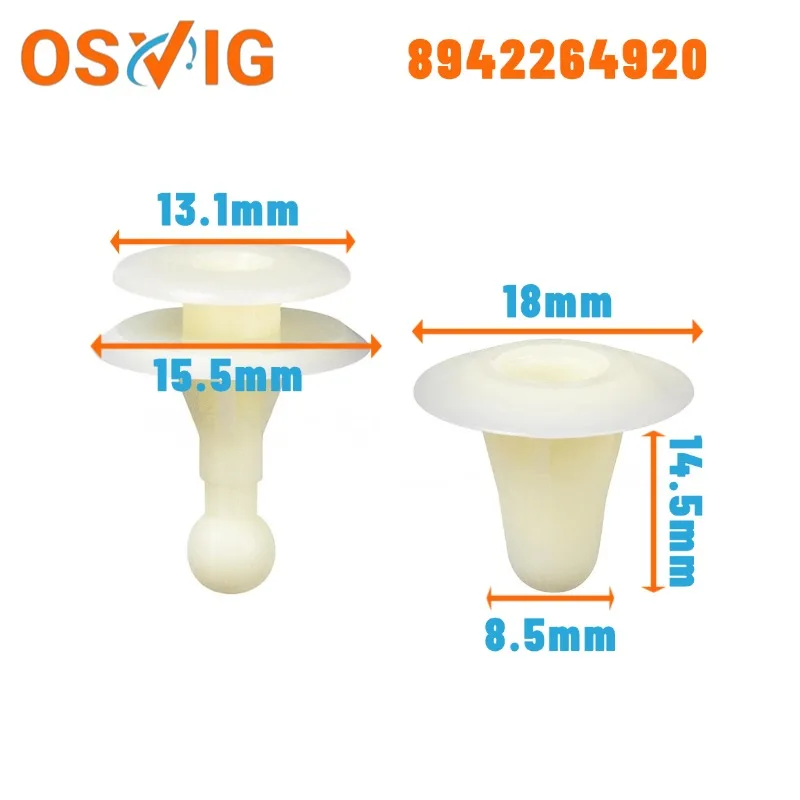 

20PCS 67771-01010 8942264920 Fixed clips for door trim panels of Toyota and Mazda vehicles