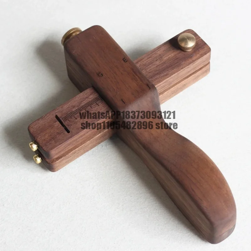 Belt Cutter Walnut/Bakelite Manual DIY Leather Goods Positioning Cutting Safety Belt Leather Line Leather Rope Cutting Tool