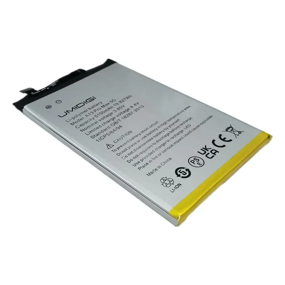 New A13Pro Max Original Battery For UMI Umidigi A13 Pro Max 5G Phone Replacement Battery Bateria Batteries Fast Shipping + Tools image 4