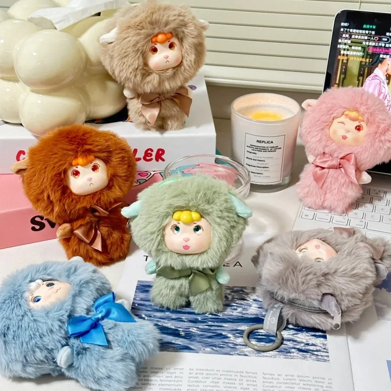 

Genuine Bestie Lamb Dream Weaving Sleep Series Lamb Wallet Blind Box Vinyl Plush Bag Pendant Decorate Trend Toy Mystery Box Gift