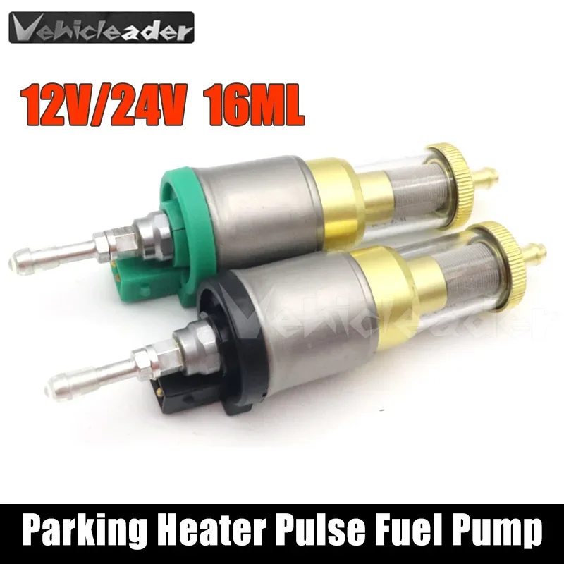 Calentador de estacionamiento de 16ml, 12V/24V, bomba de combustible de pulso, actualización de coche, calentador de ruido ultrabajo para Webasto Eberspacher para 2KW/5KW/8KW