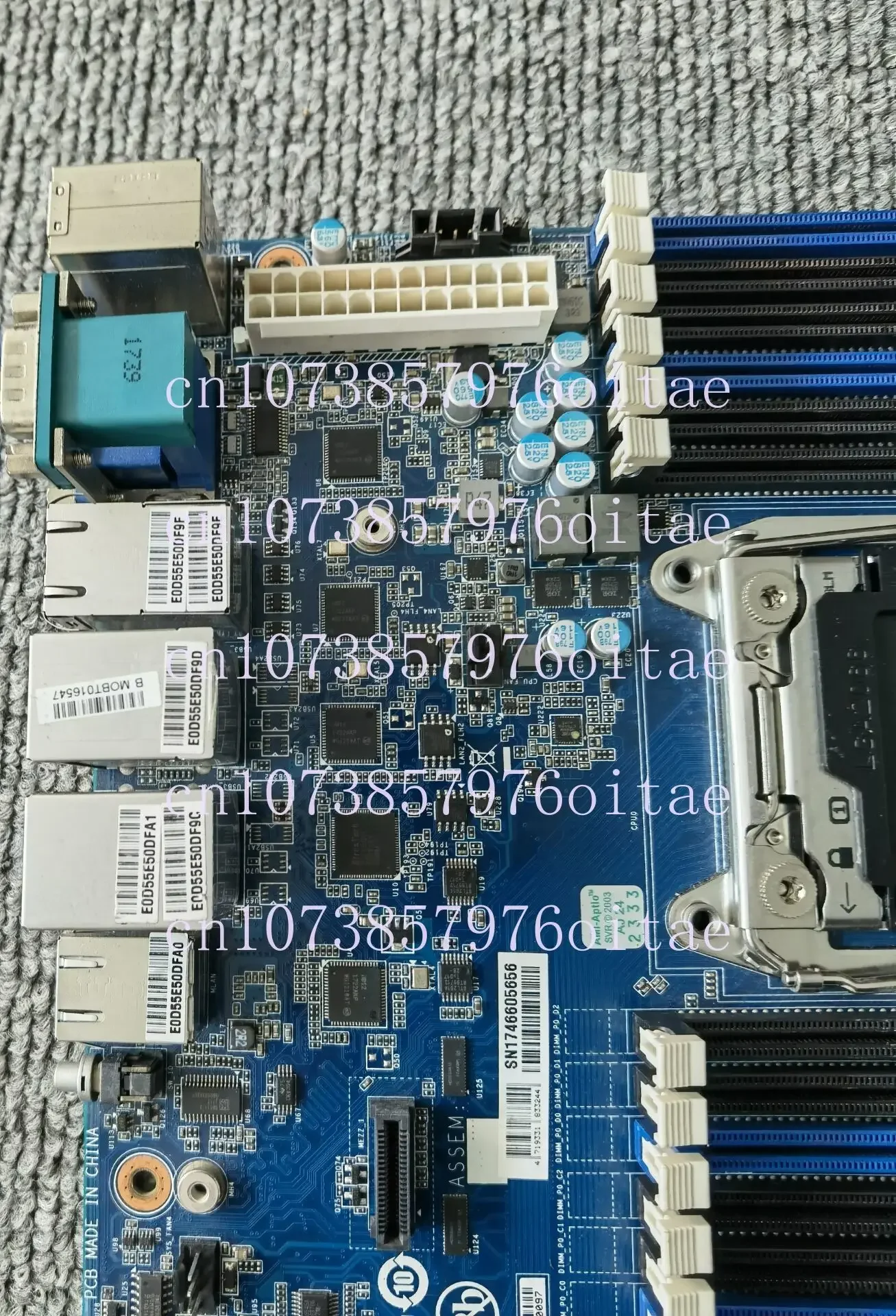 MU70-SU0 X99 Server Main Board C612 E5-2678V3 2683V4 Four Network Interface Card 2699 ES