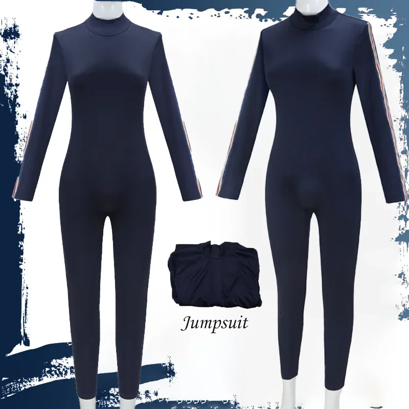 

CosplayMei-GAN 2.0 Cosplay Costume Blue Bodysuits Kung Fu Jumpsuit Horror Role Play Performance Outfits Women Halloween Carnival