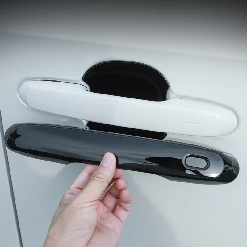 

ABS Glossy Black Car Exterior Door Handle Cover Trim Sticker For Toyota Land Cruiser 250 Prado LC250 2024 Auto Accessories