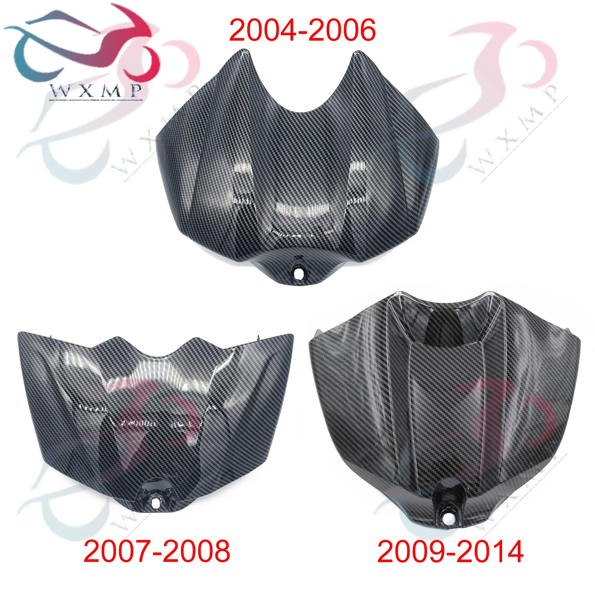 Carbon Fiber Color Gas Tank Front Cover Air Box Guard Fairing Cowl For Yamaha YZF R1 2004-2014