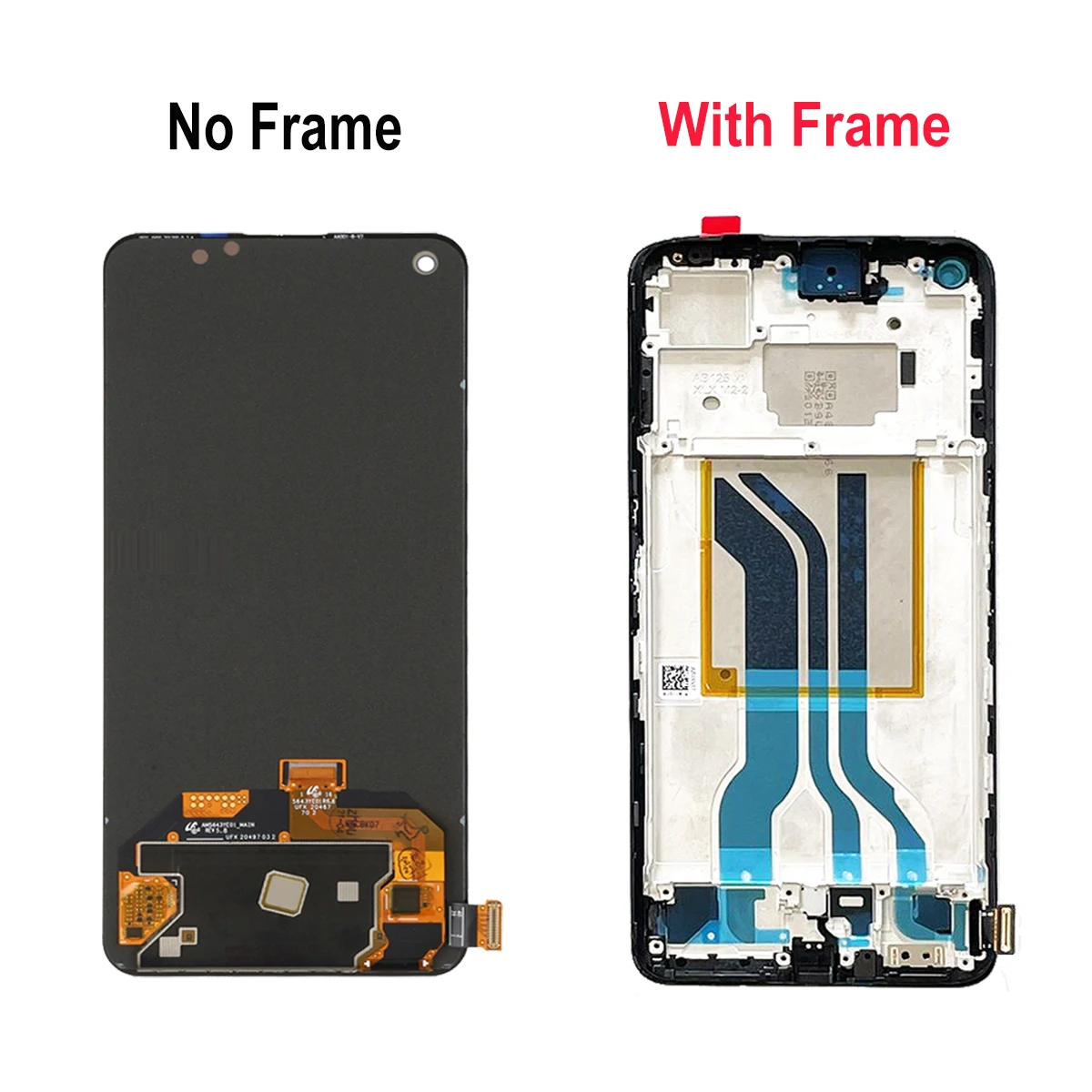 For Realme GT Neo 3T RMX3372 RMX3371 AMOLED Display Touch Screen Digitizer