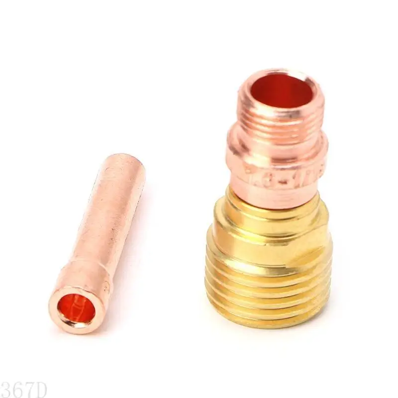 367D 5PCS TIG Welding Torch Cup Gas Collet Collet Body Lens