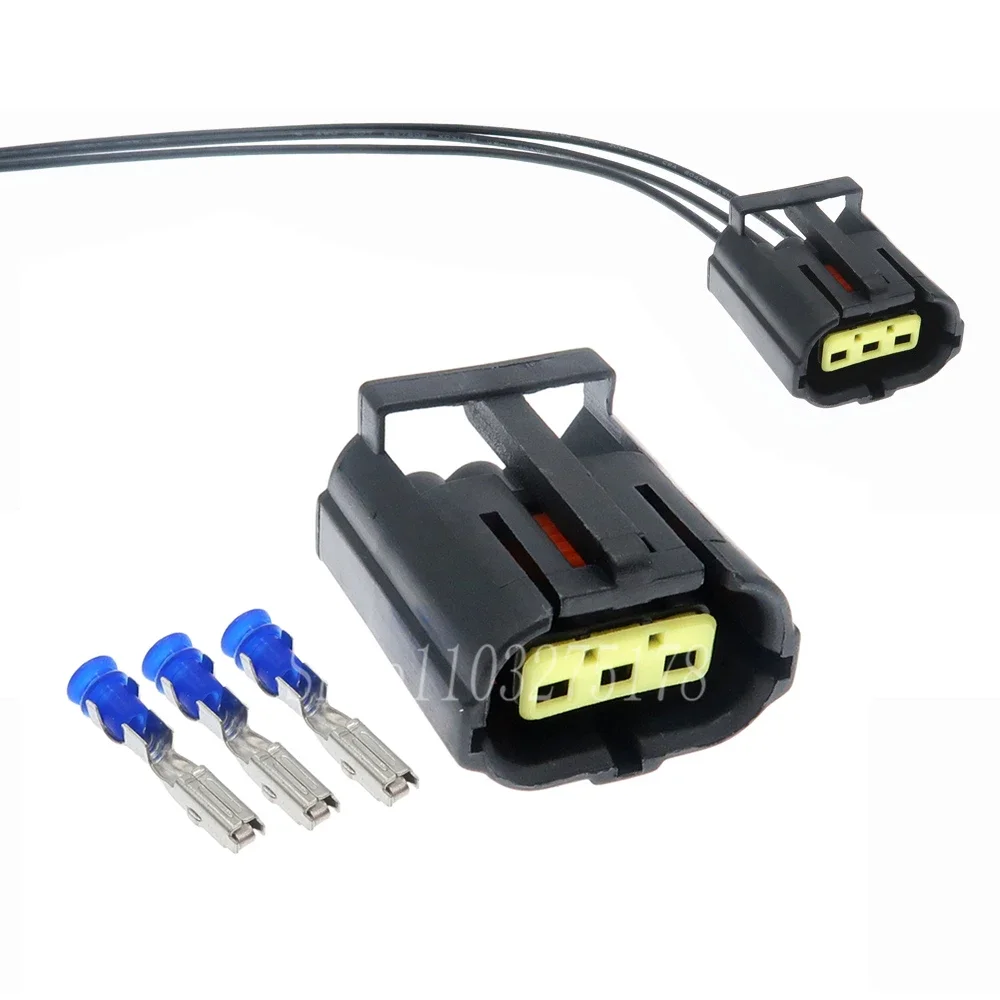 1 Set 3 Pin 344273-3 174359-2 1-344273-3 Car Throttle Sensor Wire Cable Connector Auto Waterproof Electrical Adapter