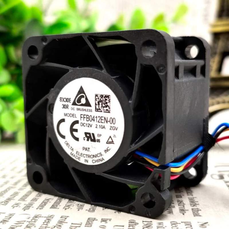X For DELTA FFB0412EN-00 | 12V 2.10A | 4CM | Server Power Supply Violent Chassis Cooling Fan 1PCS