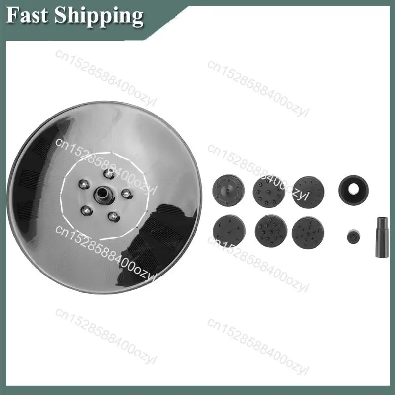 

August Solar Fountain 3W Solar Powered Bird Bath Fountains With Flower, Outdoor Water Feature Solar Fountain