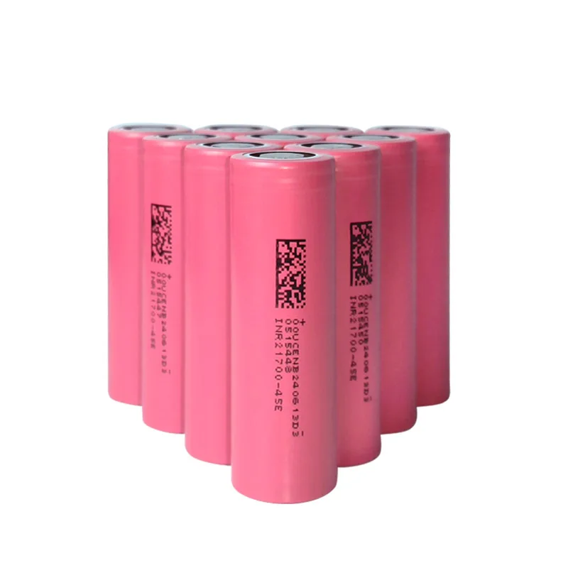 1-10 pz DMEGC 45E INR 21700 Batteria 4500 mAh Capacità Batteria ricaricabile agli ioni di litio Cella 3C Correnti 3.7 V Per Batteria