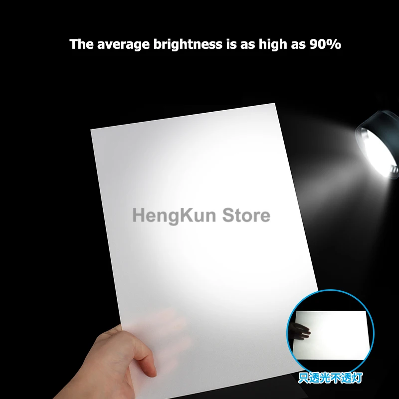 Double Side Frosted Acrylic Board Organic Plastic Sheet Thickness 0.5/0.8/1/1.5/2/3mm For DIY Picture Frames LED Light Box