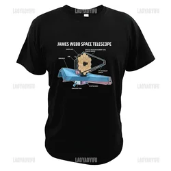 2022 Science Universe Essential JWST James Webb Space Telescope T Shirt Casual Men Women Print Tee Graphic Cotton Tops