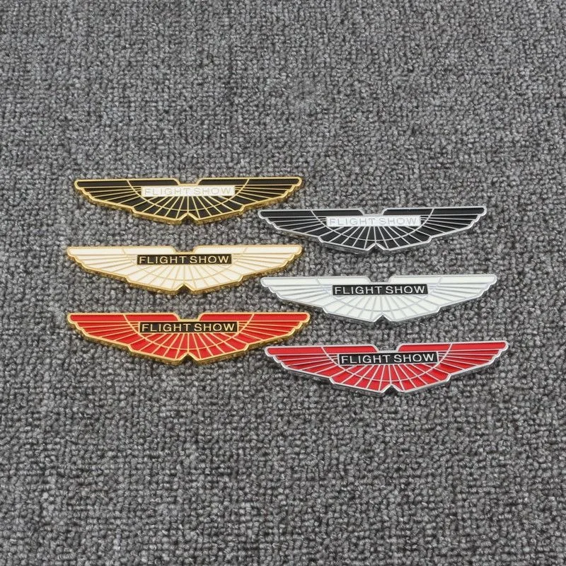 

For Aston Martin V8 Vantage VANQUISH DBX DBS DB9 DB11 Emblem Metal Modification Flight Label Front Label Rear Label Car Label