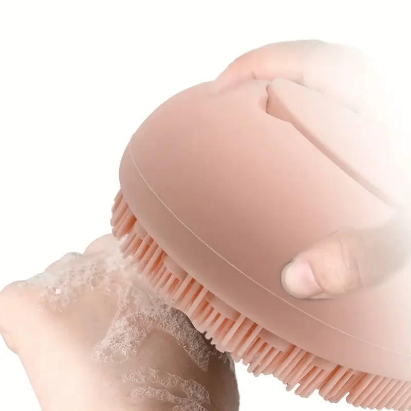 1 Stück Avocado-förmige Silikon-Badebürste Tiefenreinigung und Sanfte Exfoliation Tägliche Hautpflege Silikon-Gesichtsreinigungsbürste