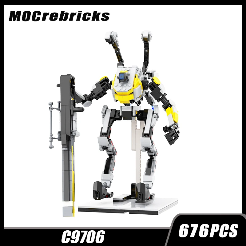 

MOC North Star Titan Fall Creative Game Robot Building Block Mecha Assembly Model DIY Puzzle Brick Toy Boy Hobbies Birthday Gift