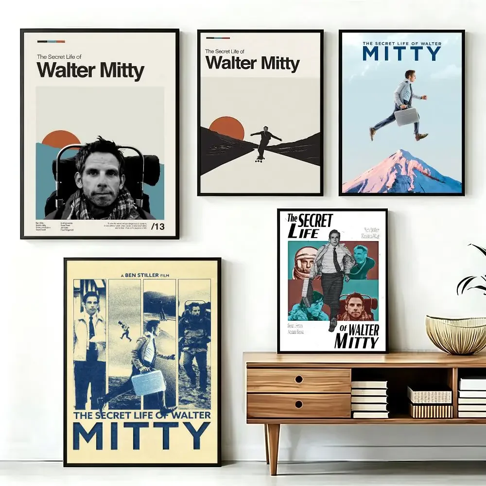 The Secret Life of Walter Mitty Poster HD Printing Fresh and Nordic Home Decor Wall Art for the Living Rooms Hallways GiftGiving