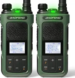 BAOFENG G11S GMRS Radio, Long Range Two Way Radio with Earpiece, DIY GMRS Repeater Channels, 1 Pair