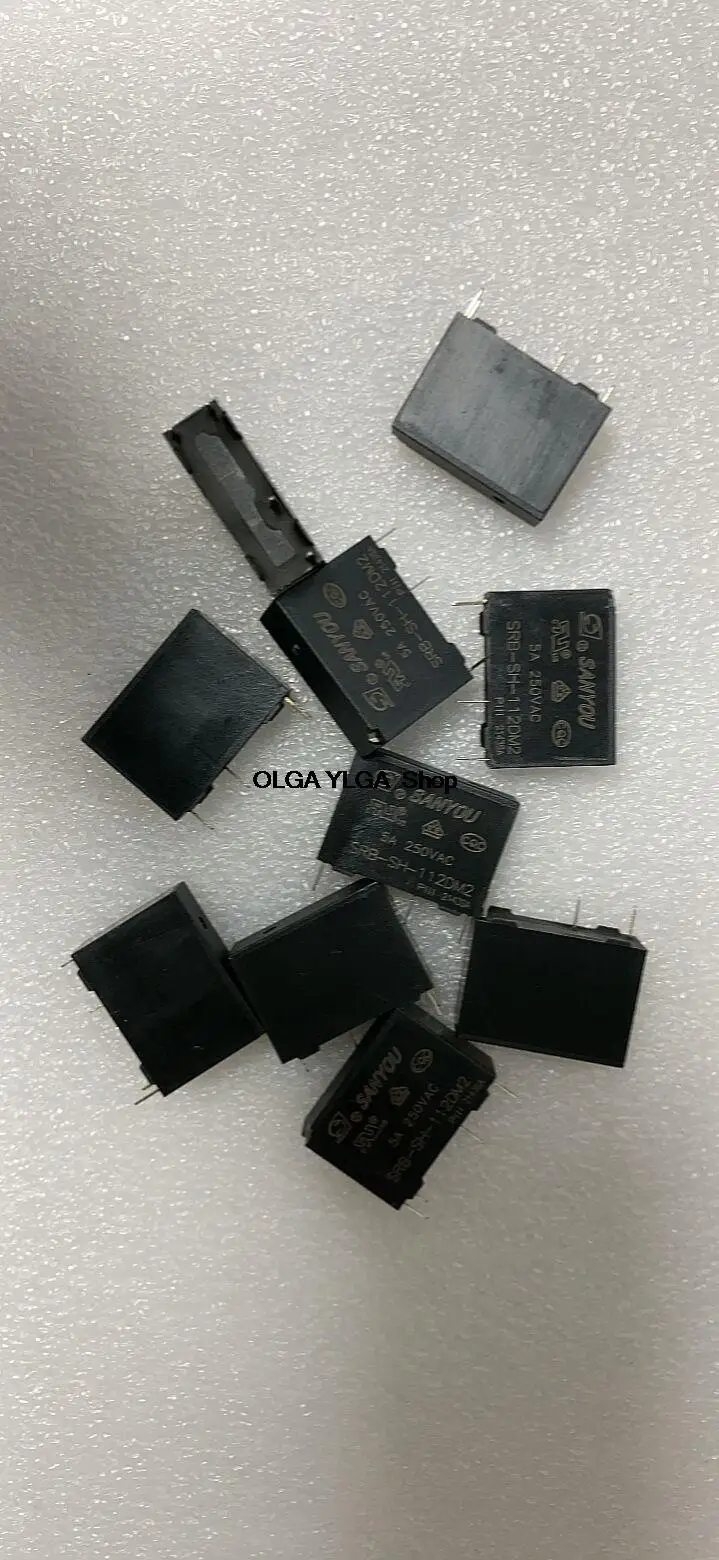 10PCS -1lot  Original SRB-SH-112DM1= SRB-SH-112DM2  same as HF46F 012-HS1 PCJ-112D3M/SRB-S-112DM