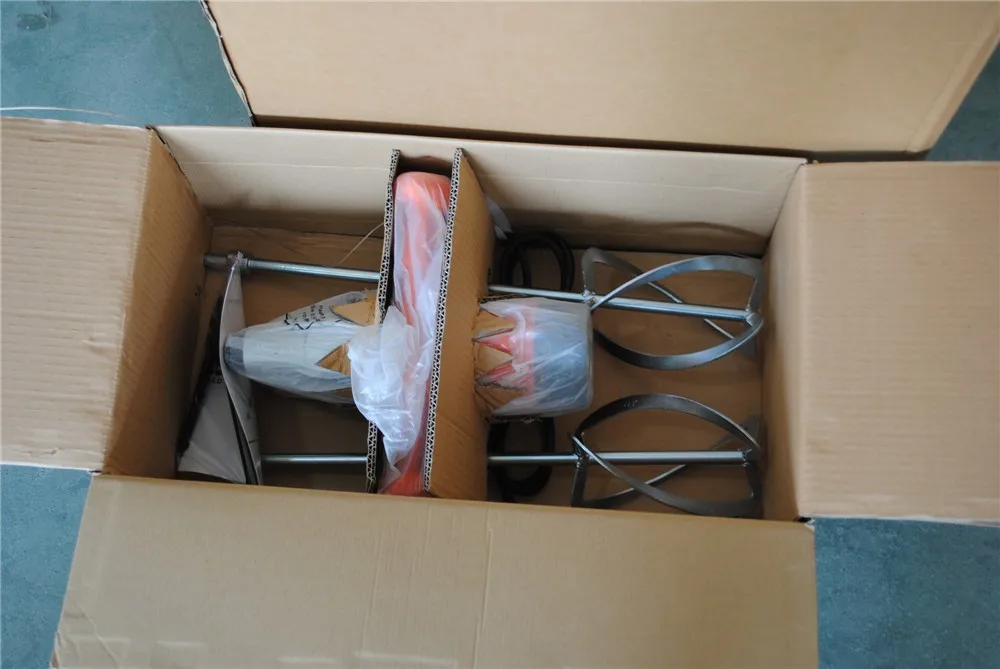 Przemysłowy Przenośny Mini Mikser Ręczny Domowy Automatyczny Mikser do Mieszania Putelu i Proszków Podwójny Elektryczny Mikser do Farb