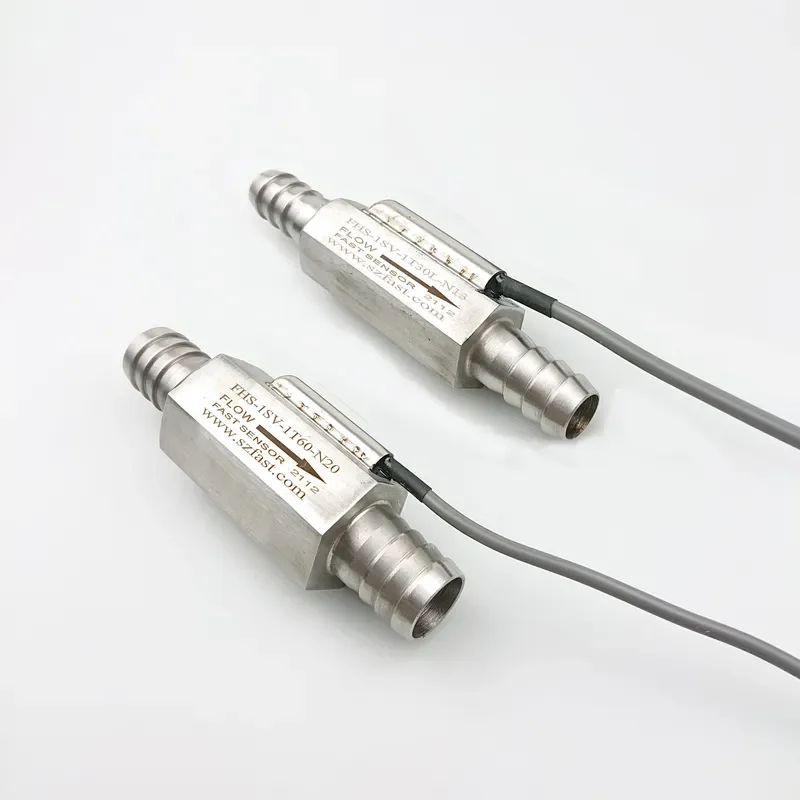 Hall Effect Stainless Steel Flow Sensor FS-1S Series FHS-1S-1T100-8SS/M12 for Water/Oil/Liquid Control Vertical/Horizontal
