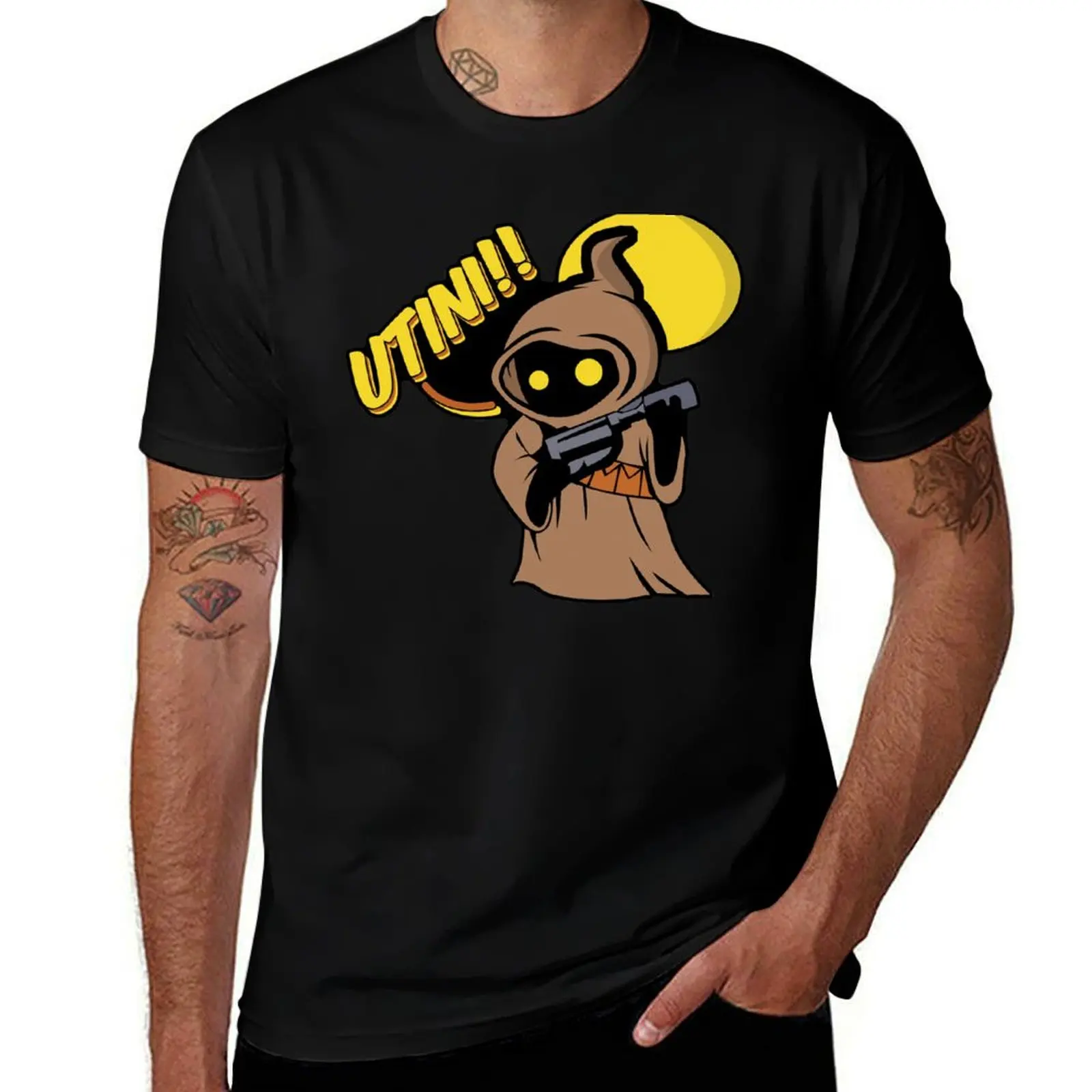 Utini!! T-Shirt for a boy blacks oversized t shirt men