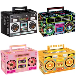 5/10pcs Novelty Boom Radio Boxes 8090s Boombox Decorations 1980s Theme Hip Hop Party Boom Box Party Decorations Favors