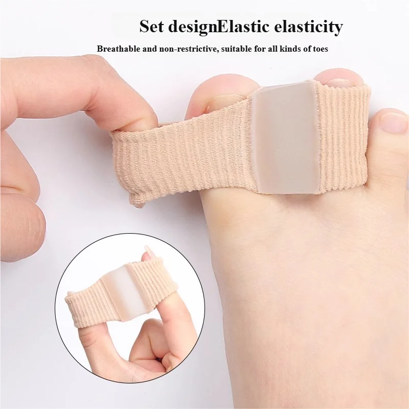 اثنين فاصل أصابع القدم أروح الورم مصحح تقويم العظام قدم العظام الضابط الإبهام مستقيم باديكير أدوات العناية بالقدم #4