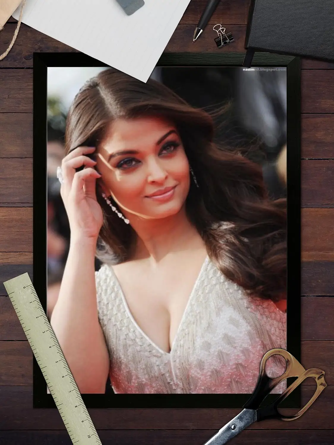 ملصق فني من القماش للممثل iishwarya rai وفن جداري، طباعة صور، عائلة حديثة، ديكور غرفة النوم، ملصقات، لوحة زخرفية #3