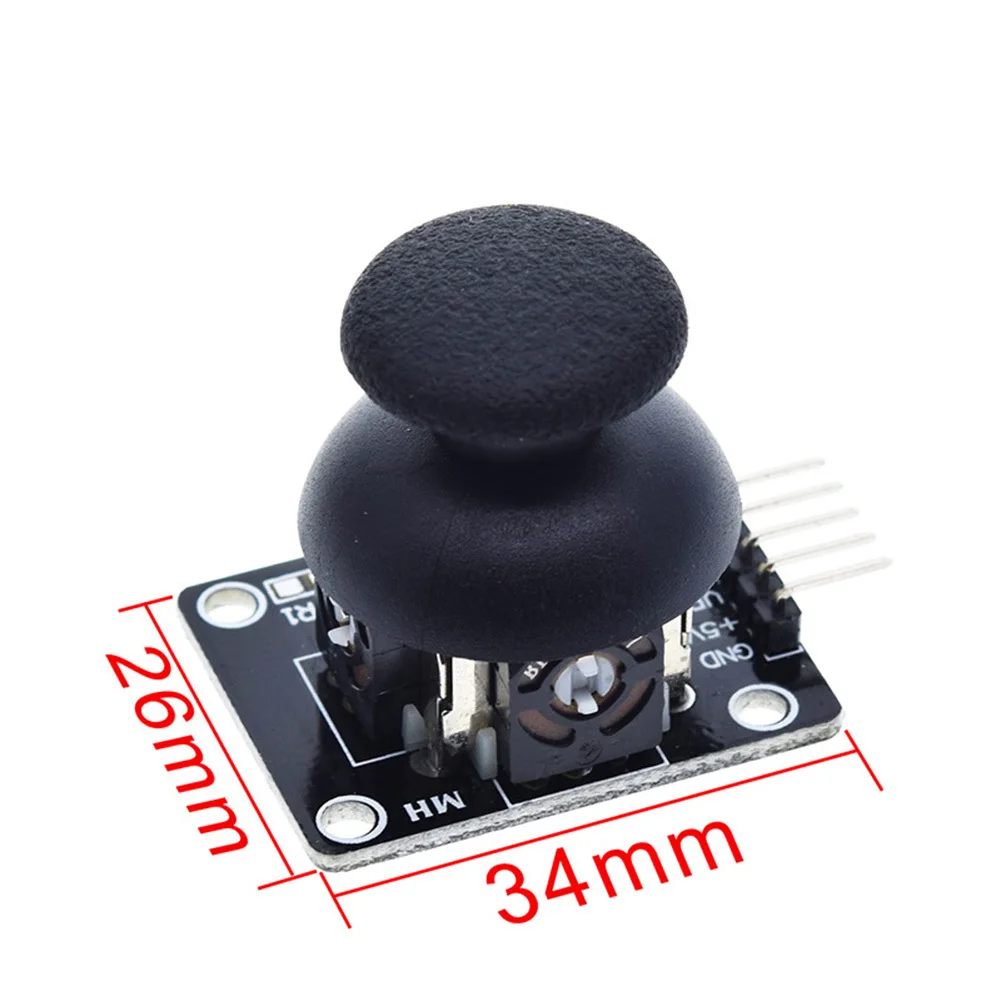 Creative Projects Joystick Module KY-023 Joystick Module DC 3.3V To 5V Operation FR4 Material Base 10K Bi-directional Resistors