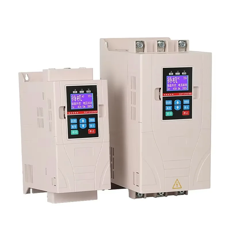 Cost Effective 50Hz/60Hz Soft Starter Thermal Protection Three Phase Nominal 380V Ensures Stable Motor Starting 11KW