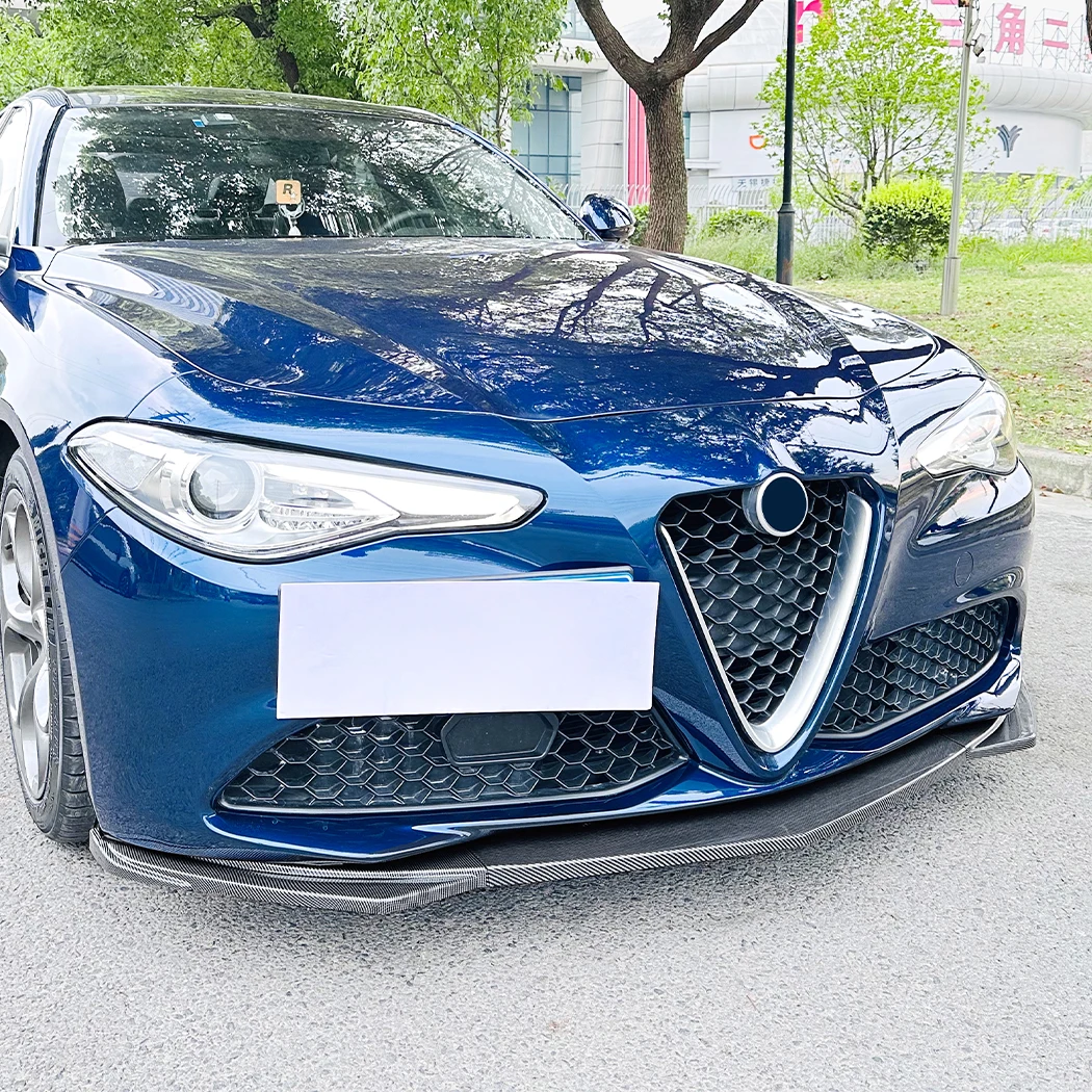 Car Front Bumper Lip Body Kit Spoiler Splitter Bumper For Alfa Romeo Giulia 952 2015-2022 Car Exterior Modification Parts