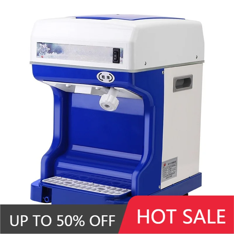 Commercial Electric Shaved Ice Machine Snow Cone Maker Ice Crusher Equipment For Bar Drink Shop Beverage Business Use