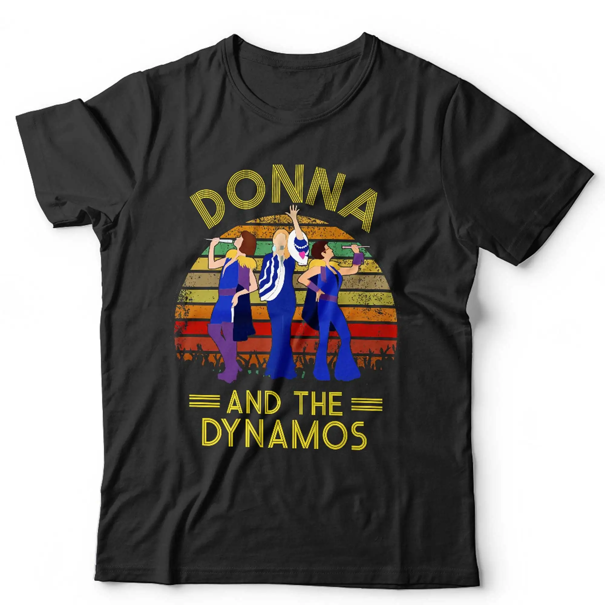 Donna And The Dynamos T Shirt Kids Mamma Mia Musical Tanya Rosie  Classic Fit 100 Cotton