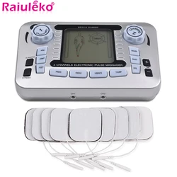 Electroestimulación Tens, estimulador muscular eléctrico EMS, masajeador corporal multifuncional, máquina de fisioterapia de baja frecuencia