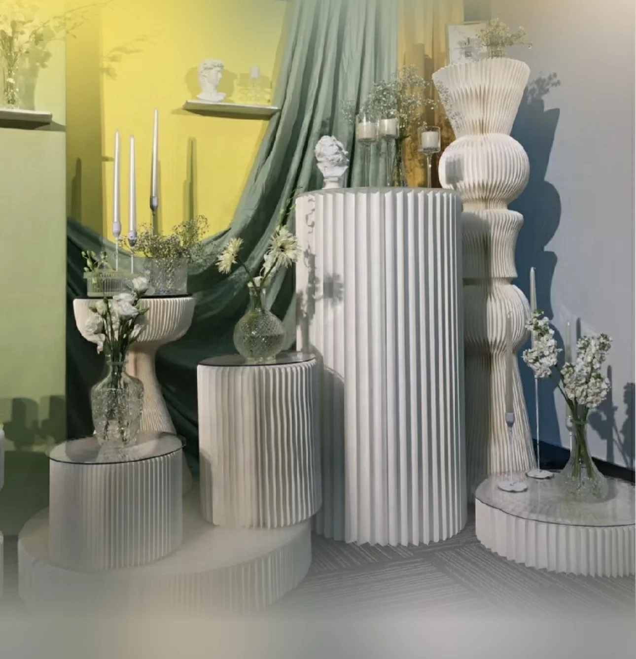 

Folding Dessert Table Honeycomb Paper Folding Wedding Dessert Table