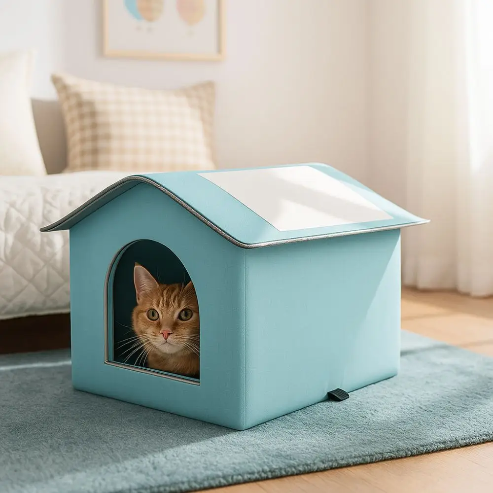 Thumbnail 4 - #12 Enclosed Cat Cave Beds Deals & Discounts