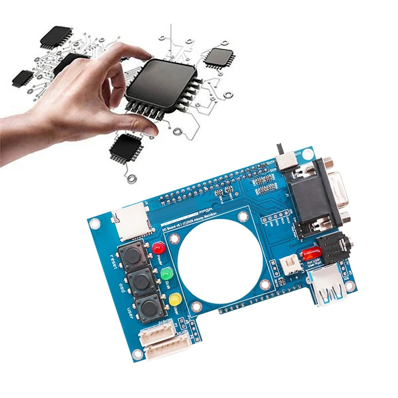 For Mister FPGA IO Analog Board V6.1 With For NOCTUA Fan Replacement Spare Parts For Terasic DE10-Nano Mister FPGA IO Board