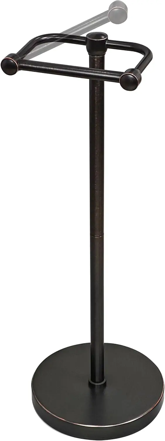 

Держатель для туалетной бумаги из нержавеющей стали с поворотным механизмом, устойчивое основание с отделкой под бронзу.