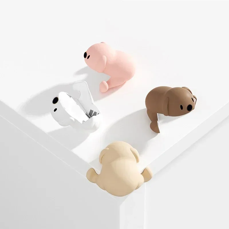 2/4pc Baby Safety Puppy Table Corner Protector Safe Soft Silicone Protective Edge Cover Suitable for Children's Safety Furniture
