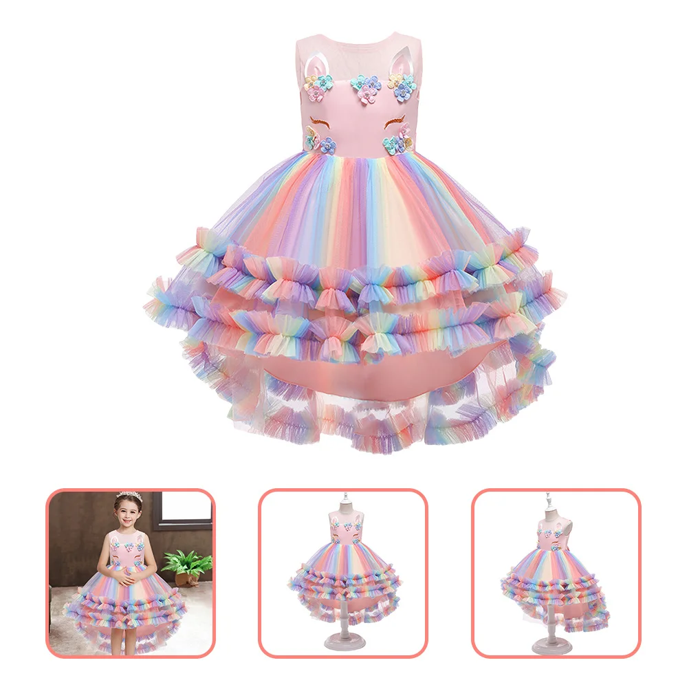1Pcs Princess Dress Creative Stylish Girl Party Cosplay Skirt Kids Ballet Tutu Skirt Children Birthday Wedding
