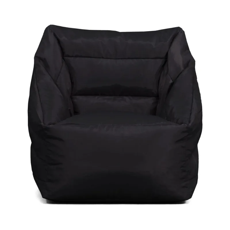 

Aurora Bean Bag Chair, Black Smartmax, Durable Polyester Nylon Blend, 2.2 feet