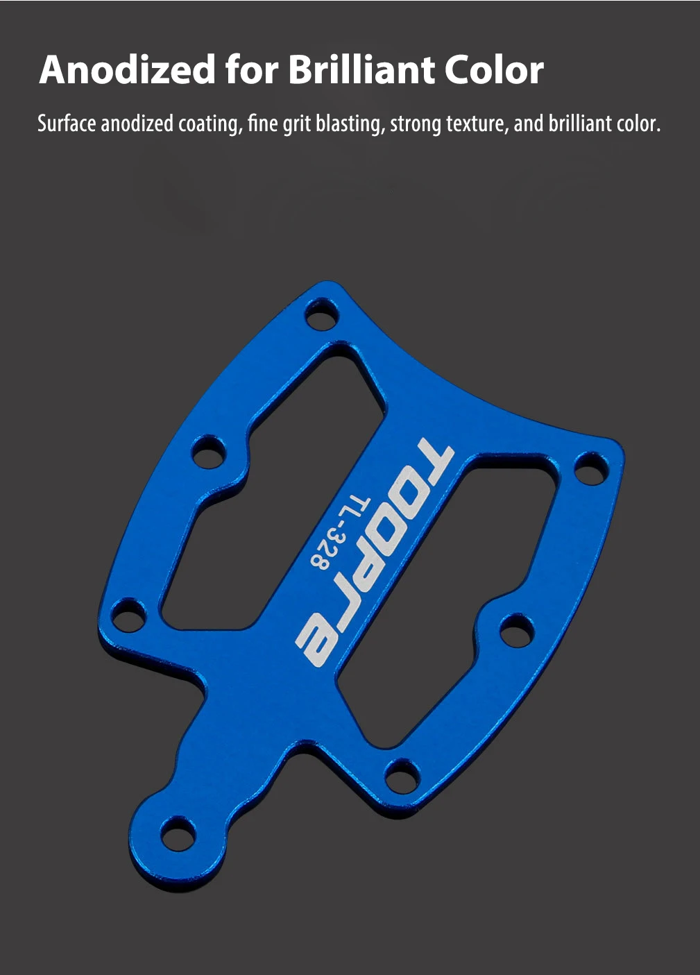 Toopre Fahrrad-Einzelkettenblatt Schmal-Breit-Kettenblatt-Verschleißprüfer Messwerkzeug Kettenrad-Kettenblatt-Zahnlehre – Detail 3
