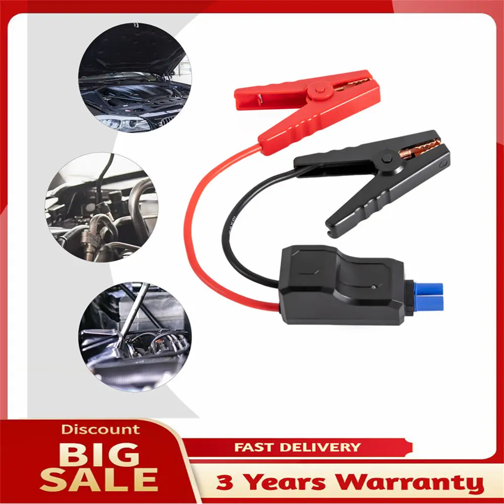 Portable Car Jump Starter Replacement Jumper Cable with Smart & Safe Protection