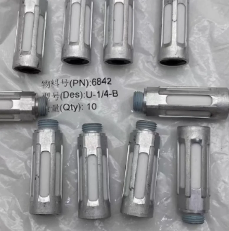 5PCS New Original FESTO Silencer U-1/8-B 6841 U-1/4-B 6842 U-3/8-B 6843